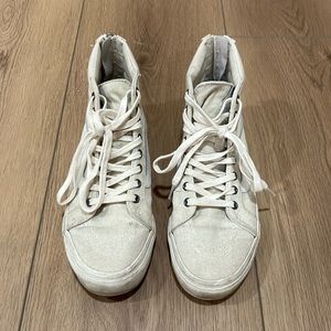 Vans high top lace up shoes